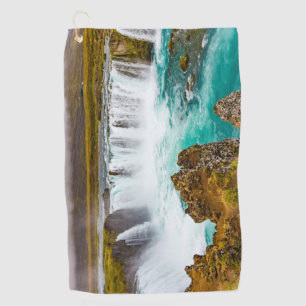 Godafoss Wasserfall, Island Golfhandtuch