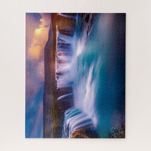 Godafoss Wasserfall Island Jigsaw Puzzle (Vertikal)