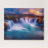 Godafoss Wasserfall Island Jigsaw Puzzle (Horizontal)