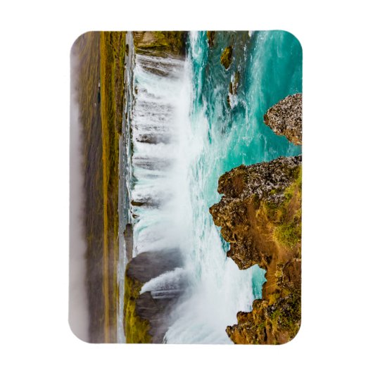 Godafoss Wasserfall, Island Magnet (Vertikal)