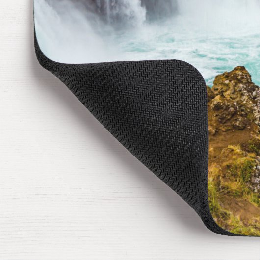 Godafoss Wasserfall, Island Mousepad (Ecke)