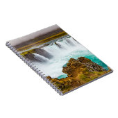 Godafoss Wasserfall, Island Notizblock (Rechte Seite)
