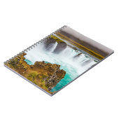 Godafoss Wasserfall, Island Notizblock (Linke Seite)