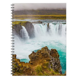 Godafoss Wasserfall, Island Notizblock