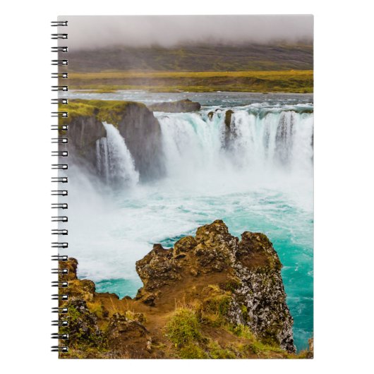 Godafoss Wasserfall, Island Notizblock (Vorderseite)