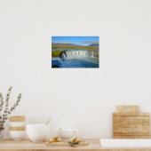 Godafoss Wasserfall, Island Poster (Küche)