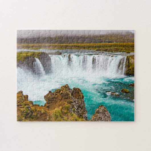 Godafoss Wasserfall, Island Puzzle (Horizontal)