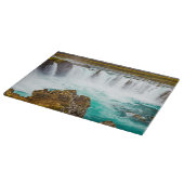 Godafoss Wasserfall, Island Schneidebrett (Ecke)