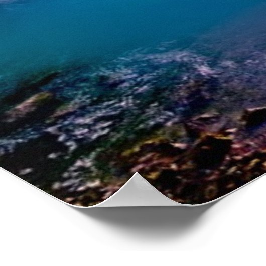 Godafoss Wasserfall, Island Schöne Landschaft Poster (Ecke)