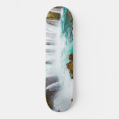 Godafoss Wasserfall, Island Skateboard (Vorderseite)