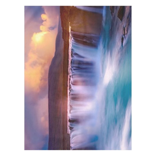 Godafoss Wasserfall Island Tischdecke (Vorderseite)