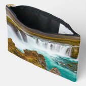 Godafoss Wasserfall, Island Zubehörtasche (Offen)