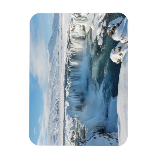 Godafoss Wasserfall Landschaft Magnet (Vertikal)