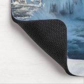 Godafoss Wasserfall Landschaft Mousepad (Ecke)