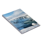 Godafoss Wasserfall Landschaft Notizblock (Rechte Seite)