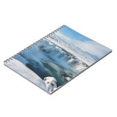 Godafoss Wasserfall Landschaft Notizblock (Linke Seite)
