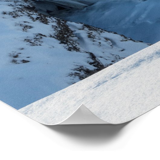 Godafoss Wasserfall Landschaft Poster (Ecke)