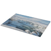 Godafoss Wasserfall Landschaft Schneidebrett (Ecke)