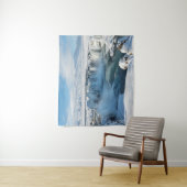 Godafoss Wasserfall Landschaft Wandteppich (Beispiel)