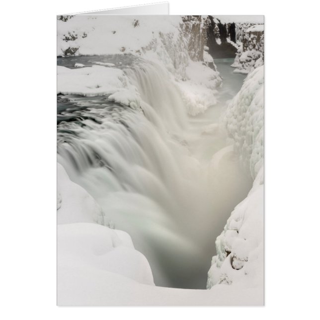 Godafoss Wasserfall, Winter, Island (Vorne)