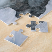 Godafoss Wasserfall, Winter, Island 2 Puzzle (Seite)