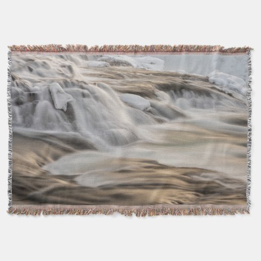 Godafoss Wasserfall, Winter, Island Decke (Vorderseite)