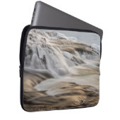Godafoss Wasserfall, Winter, Island Laptopschutzhülle (Vorne Rechts)