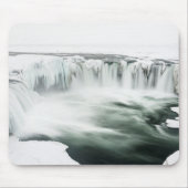 Godafoss Wasserfall, Winter, Island Mousepad (Vorne)