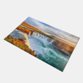 Godafoss-Wasserfälle im benutzerdefinierten Text, Fußmatte (Schrägansicht)