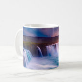 Goðafoss Waterfall Island Kaffeetasse (Vorderseite Links)