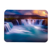 Goðafoss Waterfall Island Magnet (Horizontal)