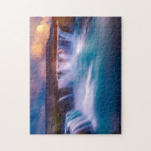 Goðafoss Waterfall Island Puzzle (Vertikal)