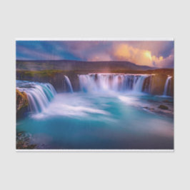 Goðafoss Waterfall Island Tissue Paper Seidenpapier