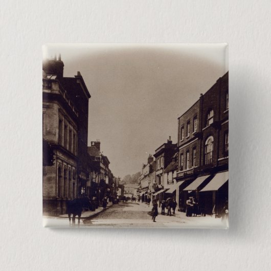 Godalming Hautpstraße, Surrey, c.1900 Button (Vorderseite)