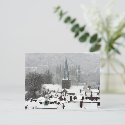 Godalming Snow Postkarte (Stehend Vorderseite)