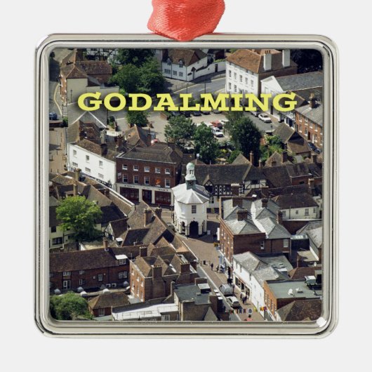 Godalming Surrey England Ornament Aus Metall (Vorne)