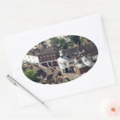 Godalming Surrey England Ovaler Aufkleber (Umschlag)