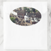 Godalming Surrey England Ovaler Aufkleber (Tasche)