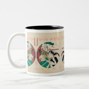 Godanme-Tasse (Vollpackung gekachelt) Zweifarbige Tasse