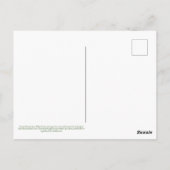 Godart's Colias Butterfly Postkarte (Rückseite)