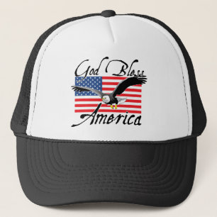 GodBlessAmerica_v3 Truckerkappe