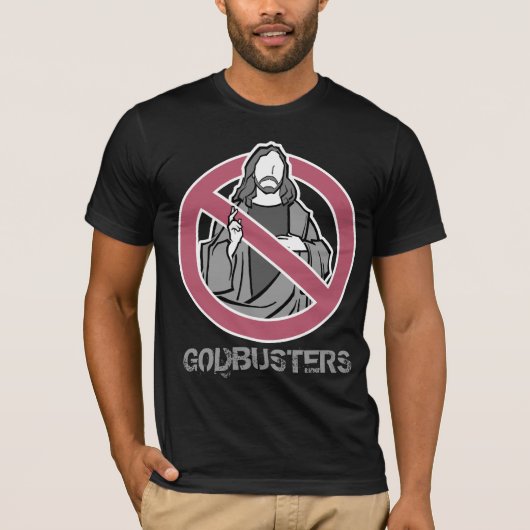 GODBUSTERS: Dunkel T-Shirt (Vorderseite)