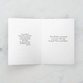 Godchild Baptisbaby Girl Christening Mary Jesus Karte (Innenseite)