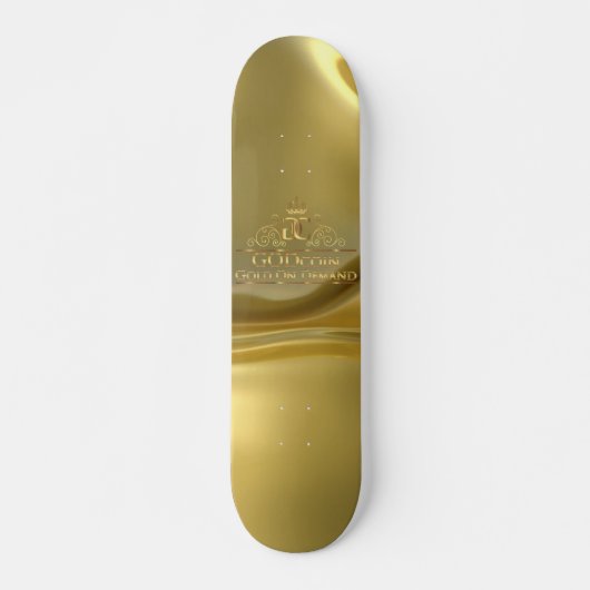 Godcoin Gold auf Abruf Gold Skateboard (Vorne)