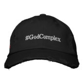 #GodComplex Baseball Cap Bestickte Baseballkappe (Vorderseite)