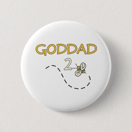 Goddad 2 Biene Button (Vorderseite)