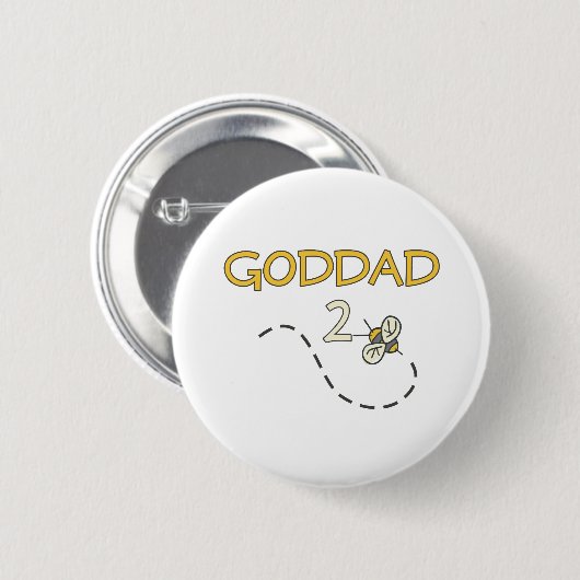 Goddad 2 Biene Button (Vorne & Hinten)