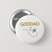 Goddad 2 Biene Button (Vorne & Hinten)