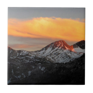 Goddard Divide Alpenglow - John Muir Trail Fliese