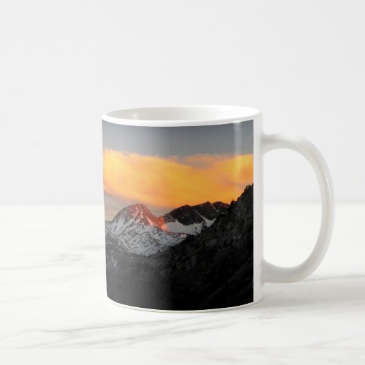 Goddard Divide Alpenglow - John Muir Trail Kaffeetasse (Rechts)